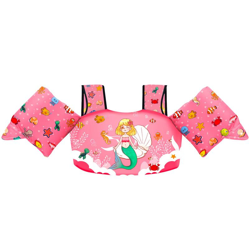 Chriffer Kids Sports Sweat Suit for 22-66 Pounds Boys and Girls, Toddler Floaties with Shoulder Harness Arm Wings for 2, 3, 4, 5, 6, 7, 8 Years Old/Beach Pool Water Park