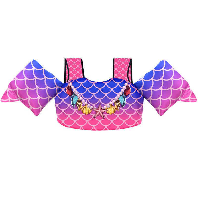 Chriffer Kids Sports Sweat Suit for 22-66 Pounds Boys and Girls, Toddler Floaties with Shoulder Harness Arm Wings for 2, 3, 4, 5, 6, 7, 8 Years Old/Beach Pool Water Park