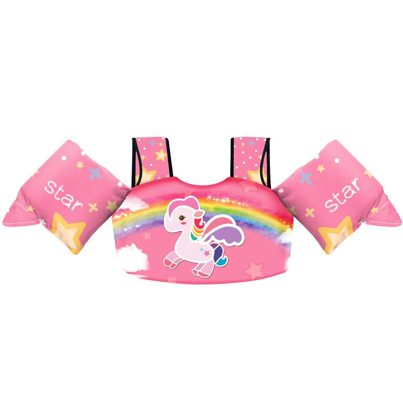 Chriffer Kids Sports Sweat Suit for 22-66 Pounds Boys and Girls, Toddler Floaties with Shoulder Harness Arm Wings for 2, 3, 4, 5, 6, 7, 8 Years Old/Beach Pool Water Park