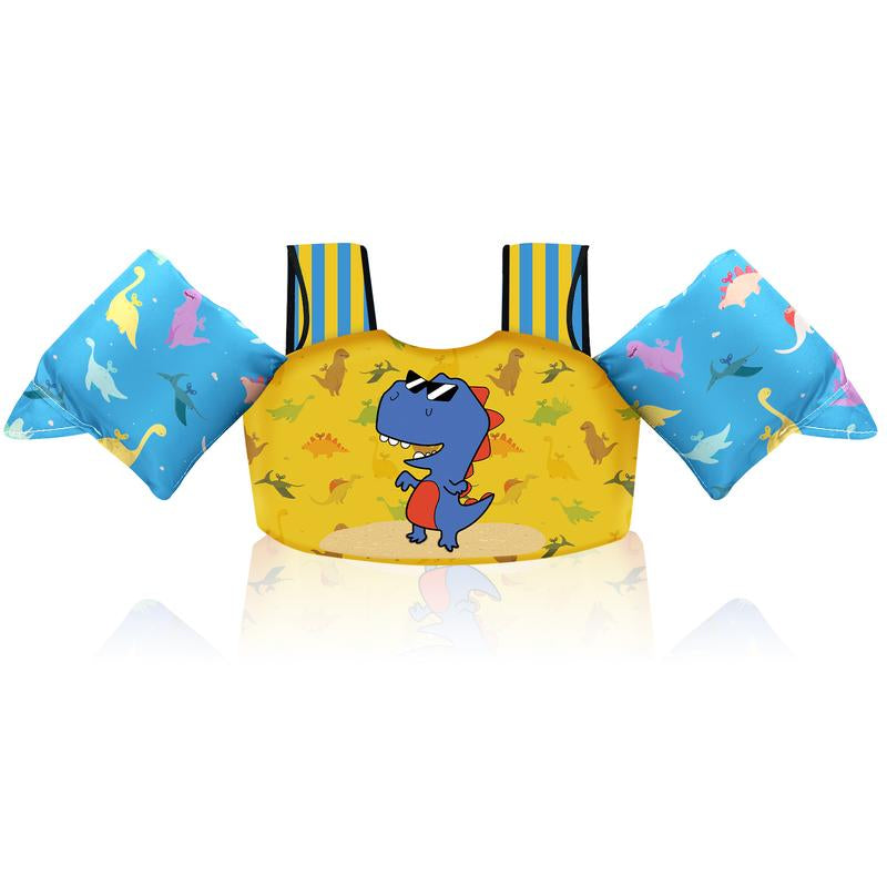 Chriffer Kids Sports Sweat Suit for 22-66 Pounds Boys and Girls, Toddler Floaties with Shoulder Harness Arm Wings for 2, 3, 4, 5, 6, 7, 8 Years Old/Beach Pool Water Park