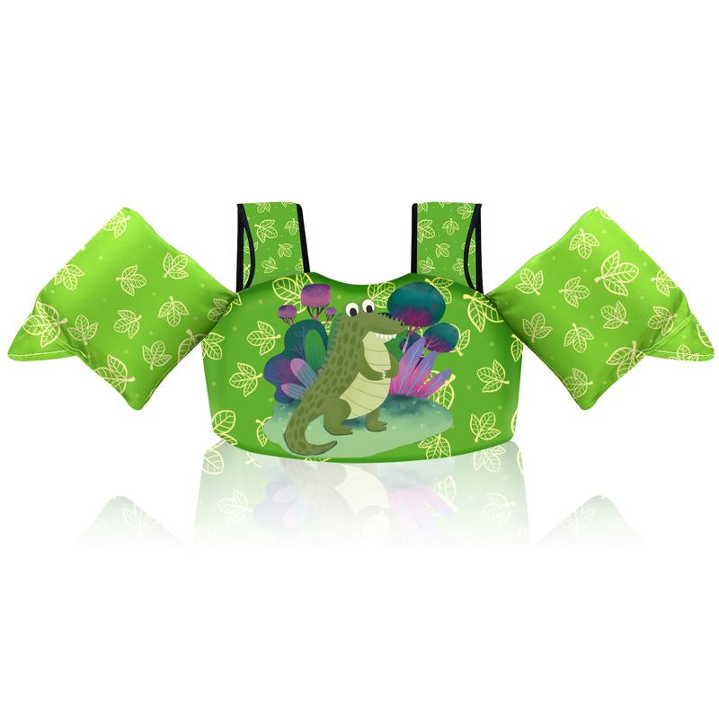 Chriffer Kids Sports Sweat Suit for 22-66 Pounds Boys and Girls, Toddler Floaties with Shoulder Harness Arm Wings for 2, 3, 4, 5, 6, 7, 8 Years Old/Beach Pool Water Park